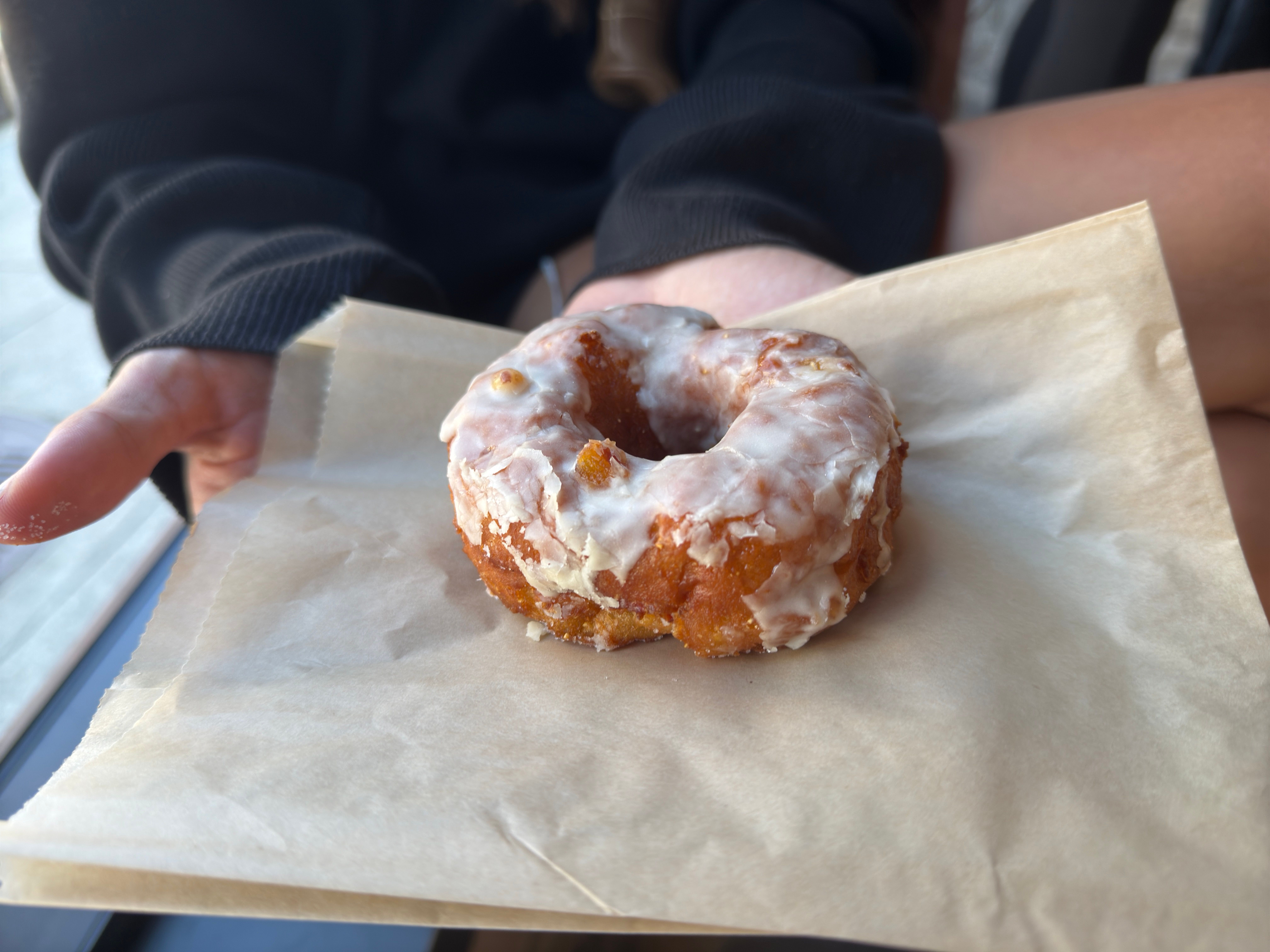 Cornbread Peach Donut